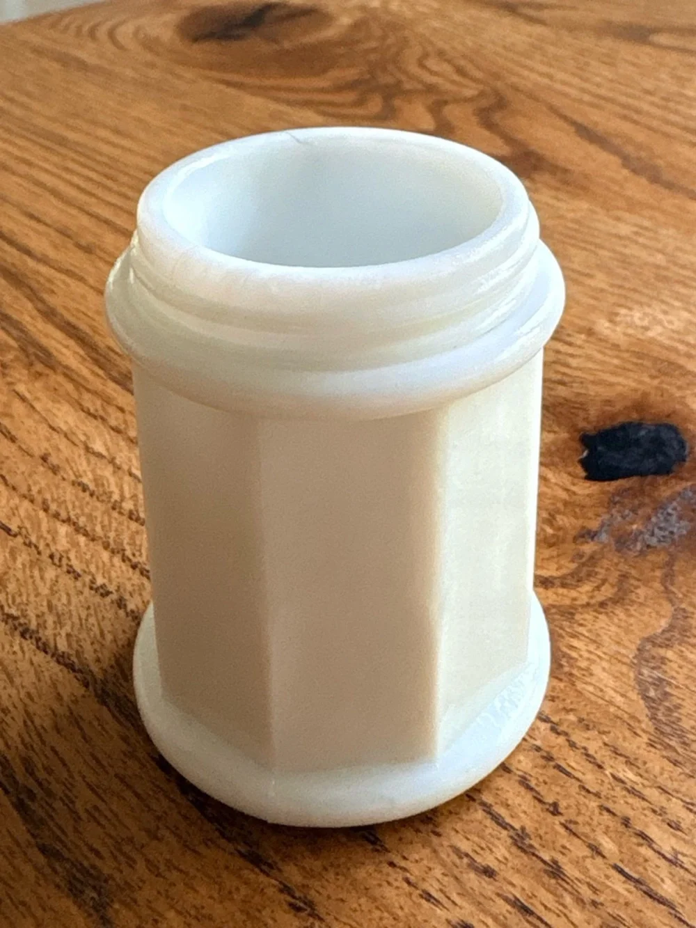 Vintage Milk Glass Small Cream Jar